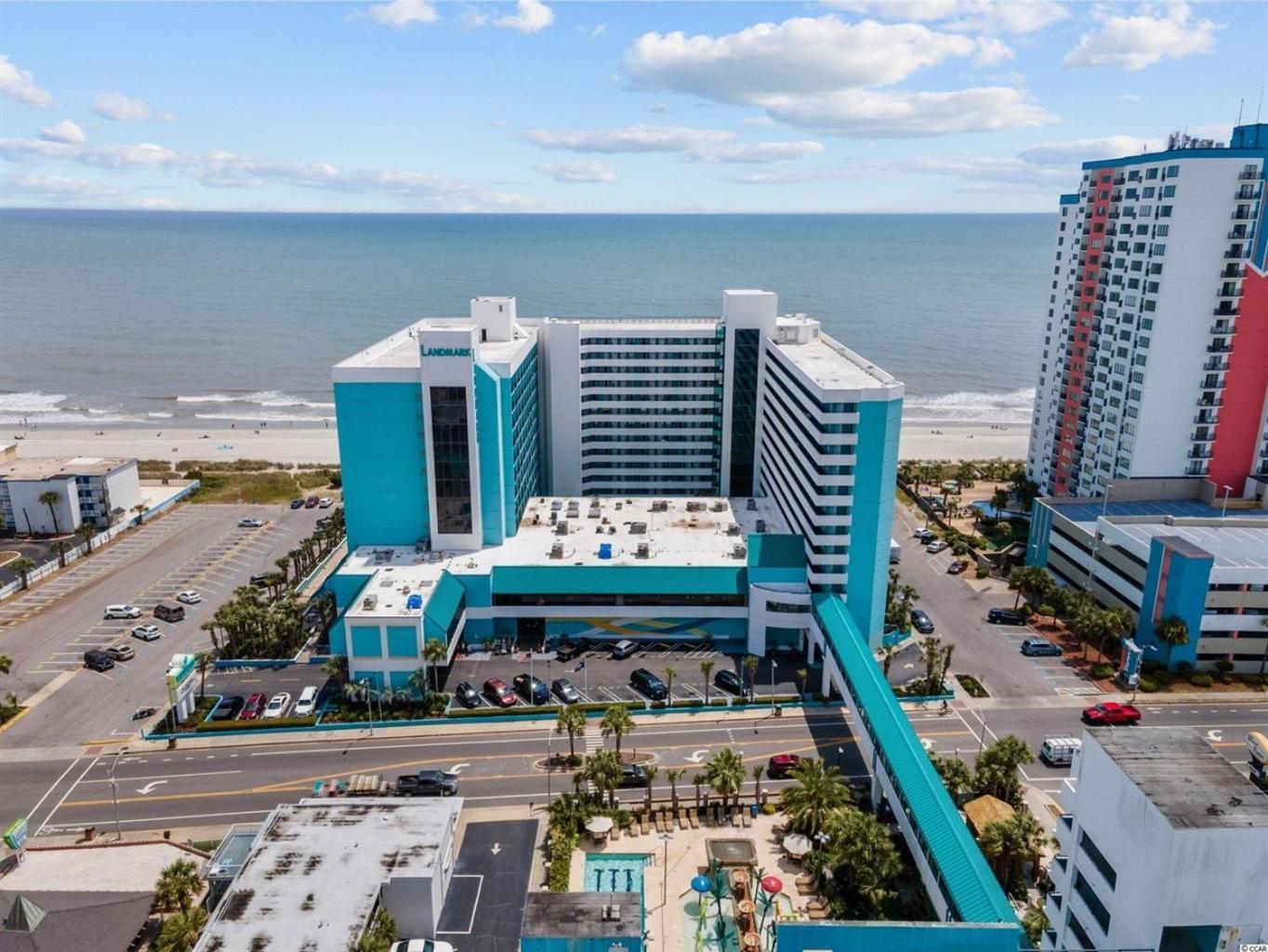 Remodeled Condo, Waterpark View At Landmark Resort Миртл-Бич Экстерьер фото